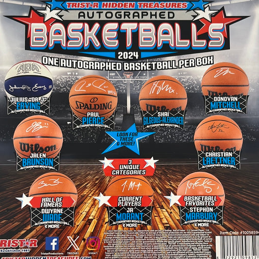 2024 TriStar Autographed Basketball mystery box