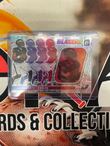 2022 Panini Donruss Optic NFL Jalen Hurts Blazers Prizm