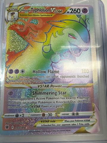Pokemon Hisuian Typhlosion Vstar 193/189 Astral Radiance