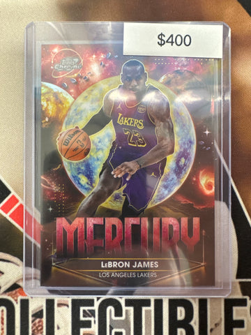 2026 Topps Chrome Cosmic NBA LeBron James Planetary Pursuit Mercury SSP