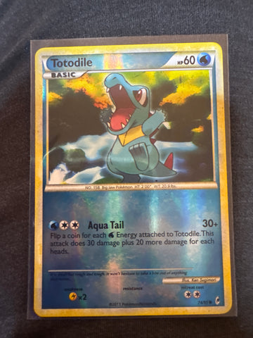 Pokemon Totodile 74/95 Call of Legends Reverse holo LP