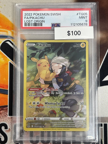 Pokémon Pikachu Trainer Gallery Lost Origin TG05/TG30 PSA 9