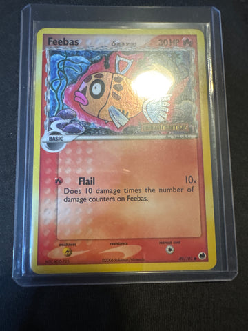 Pokemon Feebas 49/101 Dragon Frontiers reverse holo LP