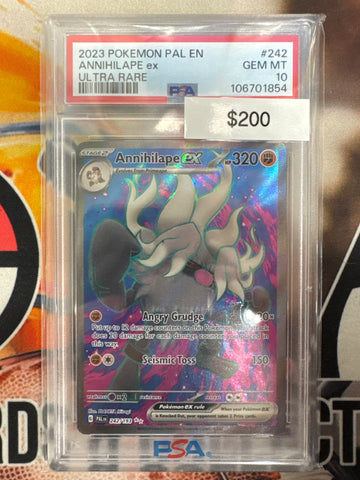 Pokémon Annihilape Ex Ultra Rare Paldea Evolved 242/193 PSA 10