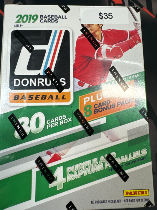 2019 Donruss MLB blaster