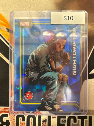 2026 Topps Chrome Marvel Sapphire Nightdrifter Base