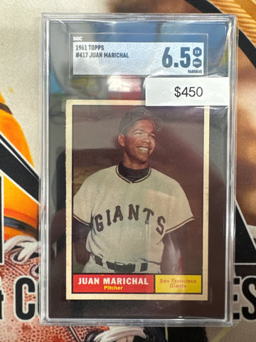 1961 Topps MLB Juan Marichal SGC 6.5