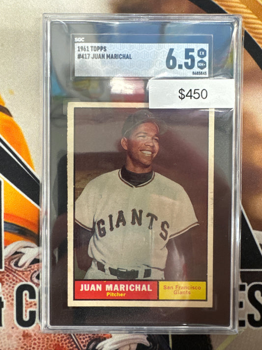 1961 Topps MLB Juan Marichal SGC 6.5