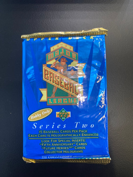 1993 Upper Deck MLB Series 2 Pack