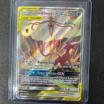 Pokémon Espeon & Deoxys GX SM240 BSP