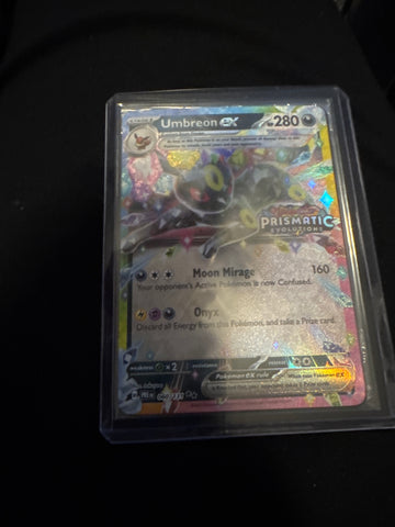 Pokemon Umbreon ex 060/131 Prismatic Evolution stamped promo