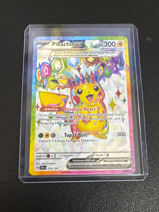 Pokemon Pikachu ex 219/191 Surging Sparks