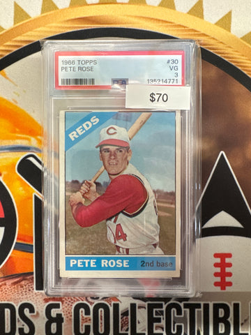 1966 Topps MLB Pete Rose PSA 3