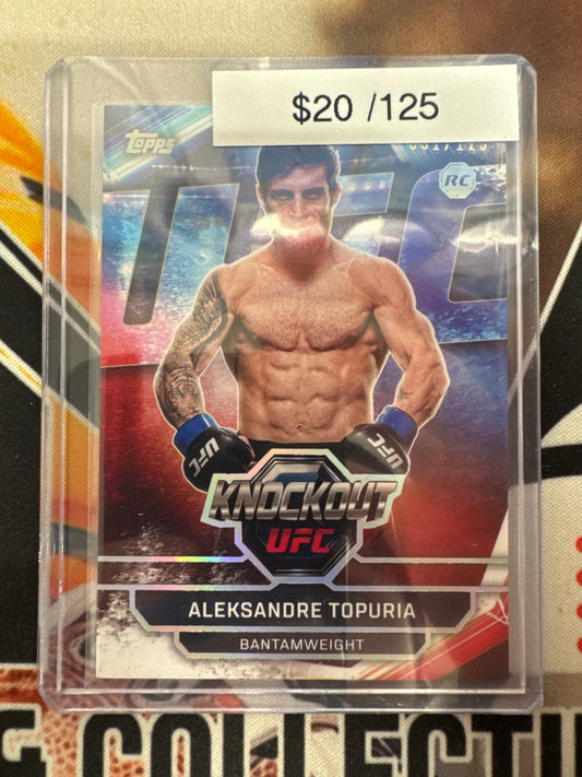 2026 Topps Knockout UFC Aleksandre Topuria Rookie Refractor /125
