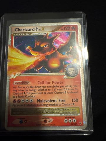 Pokemon Charizard G LV X 143/147 DM