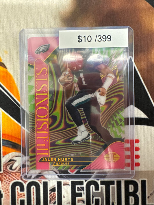 2024 Panini Illusions NFL Jalen Hurts Illusionists Pink /399