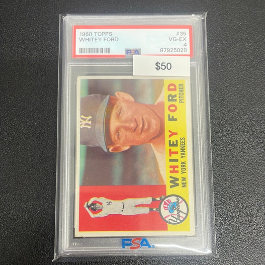 1960 MLB Topps Whitey Ford PSA 4