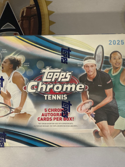 2025 Topps Chrome Tennis Delight Hobby