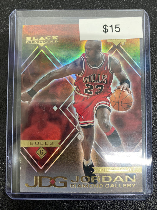 2000 Upper Deck Black Diamond Michael Jordan Diamond Gallery JDG 1984-1998