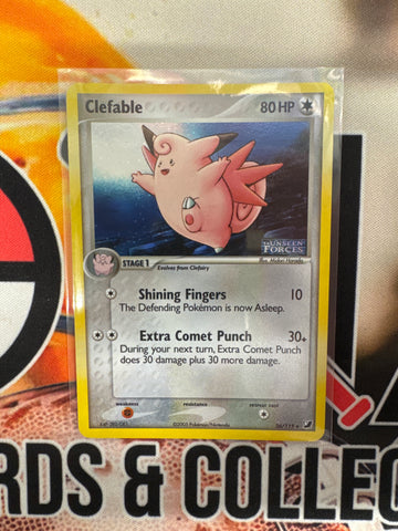 Pokémon Clefable UnSeen Forces 36/115 Reverse Foil