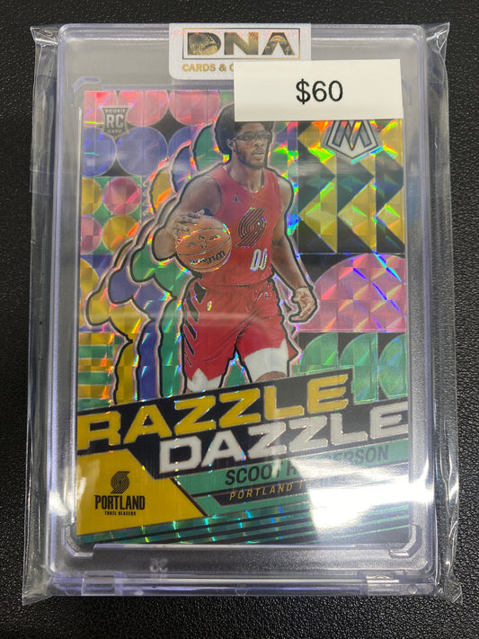 2023-24 Mosaic Scoot Henderson Razzle Dazzle Rookie SSP 1