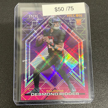 2022 NFL Desmond Ridder Chronicles Recon Rookie /75