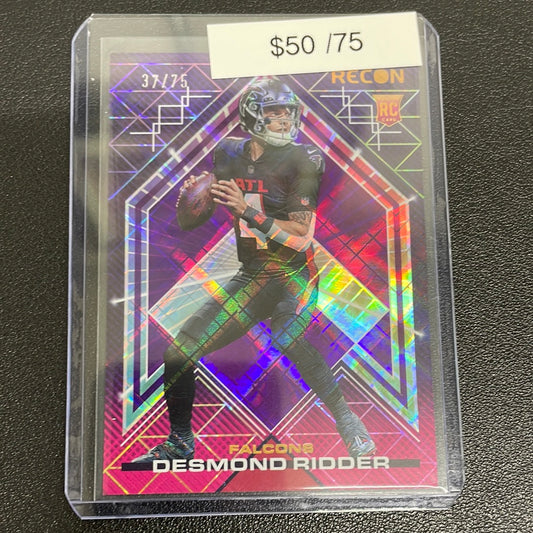 2022 NFL Desmond Ridder Chronicles Recon Rookie /75