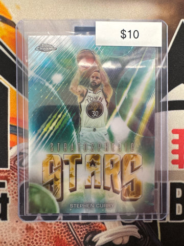 2026 Topps Chrome NBA Update Stephen Curry Stratospheric Stars Insert