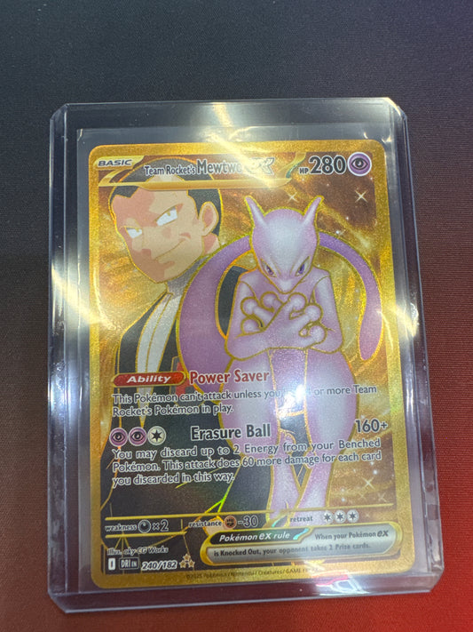 Pokemon Team Rocket’s Mewtwo ex 240/182 Destined Rivals