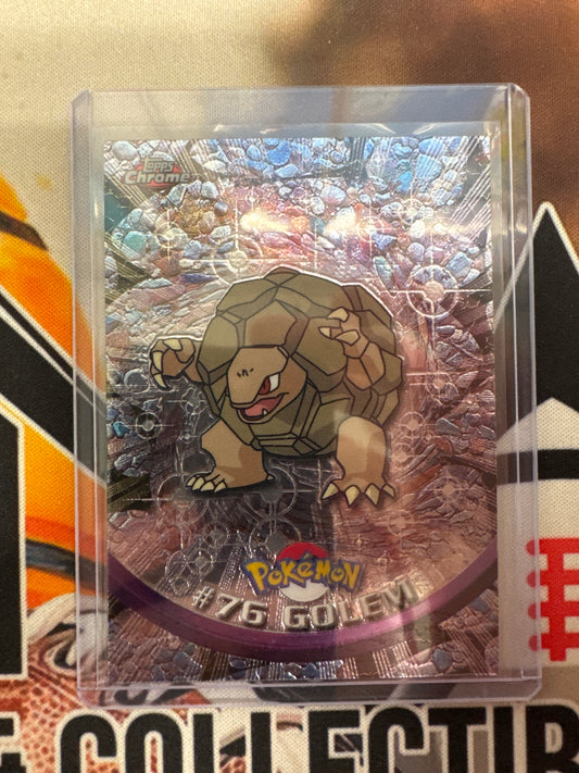 2000 Topps Chrome Pokemon Golem TV Animation Series #76