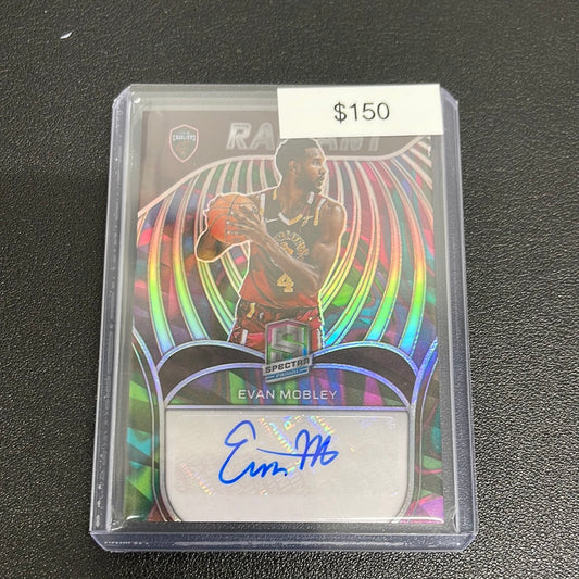 2021-22 NBA Spectra Evan Mobley Radiant Auto /5