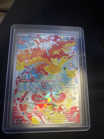 Pokemon Moltres 130/128 30th Celebration