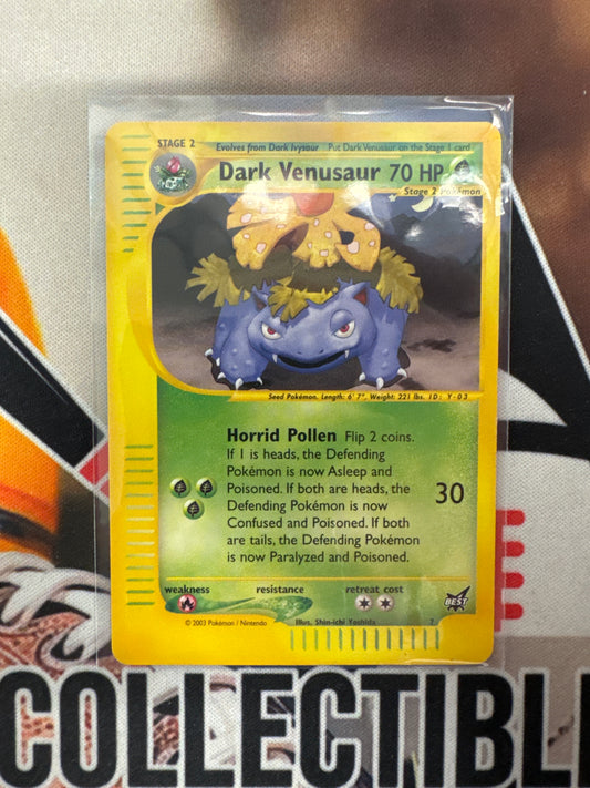Pokémon Dark Venusaur Best Of Promos 7 NM-