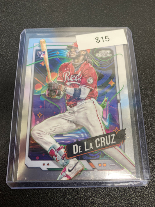 2024 Topps Chrome Cosmic Elly De La Cruz Rookie