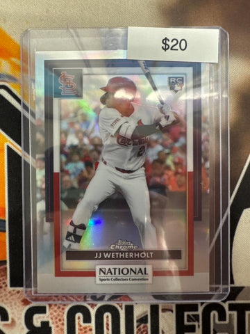 2026 Topps Chrome MLB X The National JJ Wetherholt Rookie Refractor