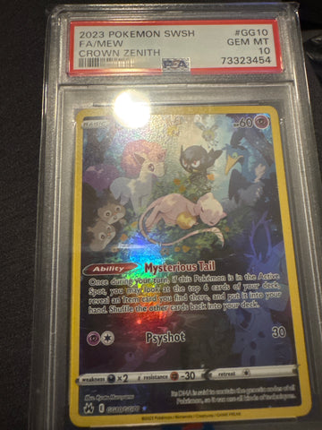 Pokemon Mew GG10/GG70 PSA 10