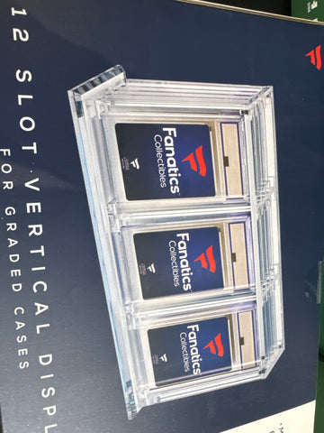 Fanatics 12 slot vertical acrylic case for graded card