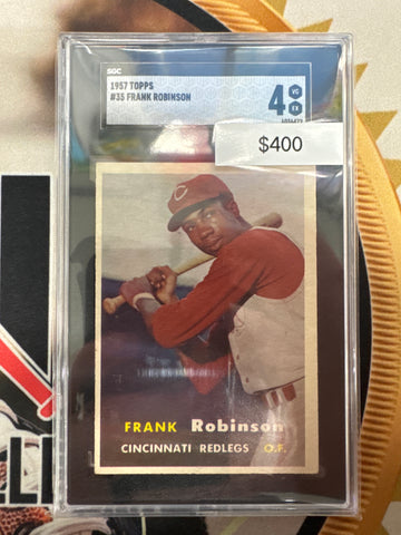 1957 Topps MLB Frank Robinson SGC 4