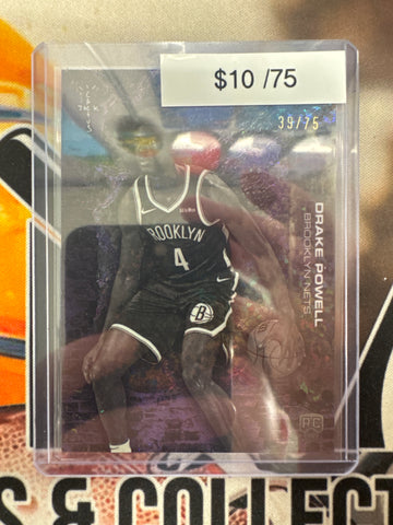 2026 Topps Chrome NBA X Cactus Jack Drake Powell Rookie Purple Speckle Refractor /75