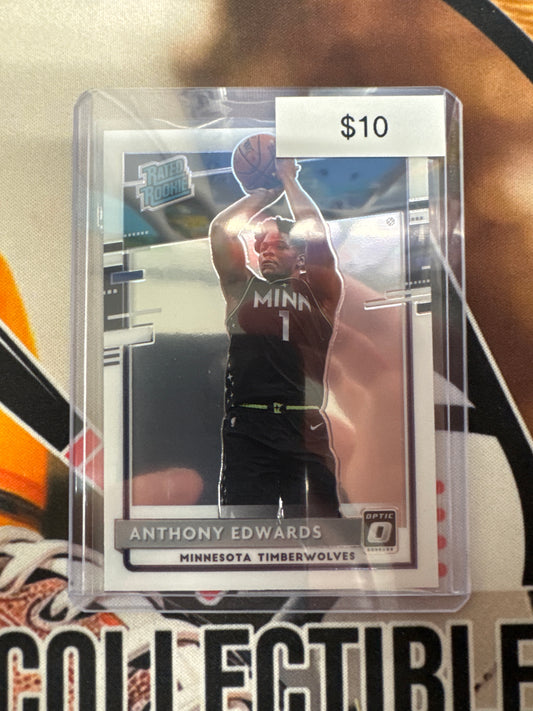 2020-21 Panini Donruss Optic NBA Anthony Edwards Rated Rookie