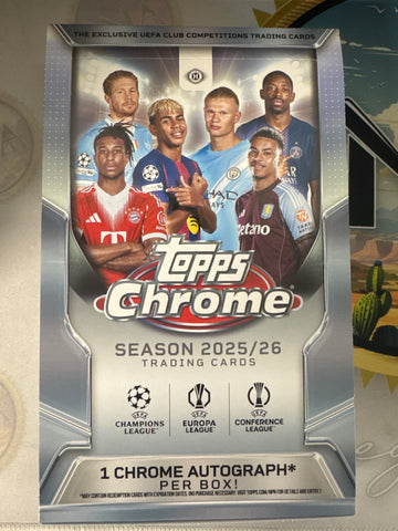 2025-26 Topps Chrome UEFA hobby