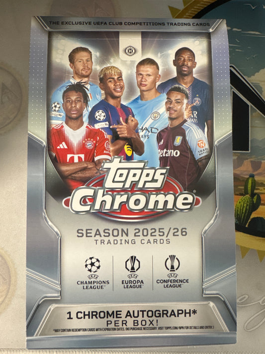 2025-26 Topps Chrome UEFA hobby