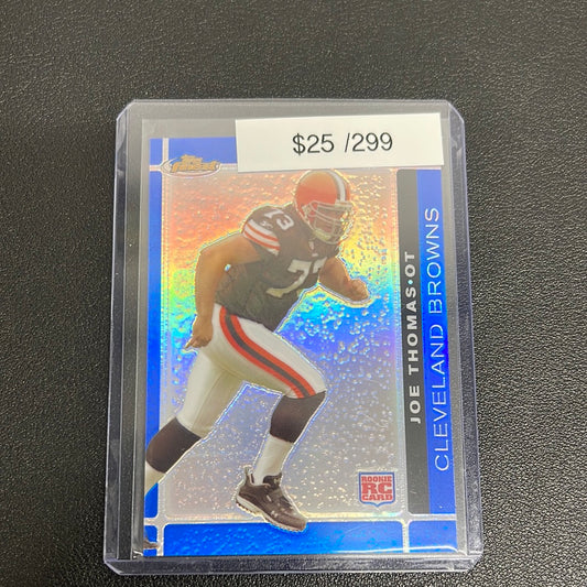 2007 NFL Topps Finest Joe Thomas Refractor Rookie /299