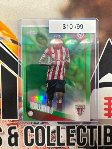 2026 Topps Chrome Champions League Inaki Williams Green Refractor /99