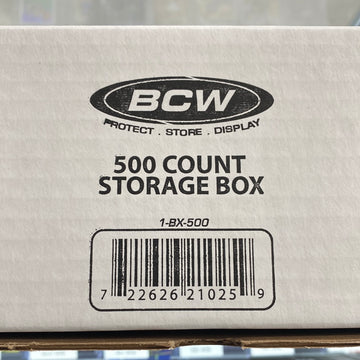 BCW 500 count storage box