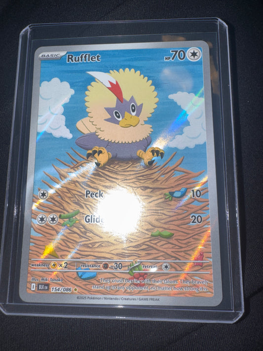 Pokemon Rufflet 154/086 Black Bolt