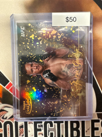 2024 Topps Gold Label UFC Justin Gaethje Gold Splatter SSP