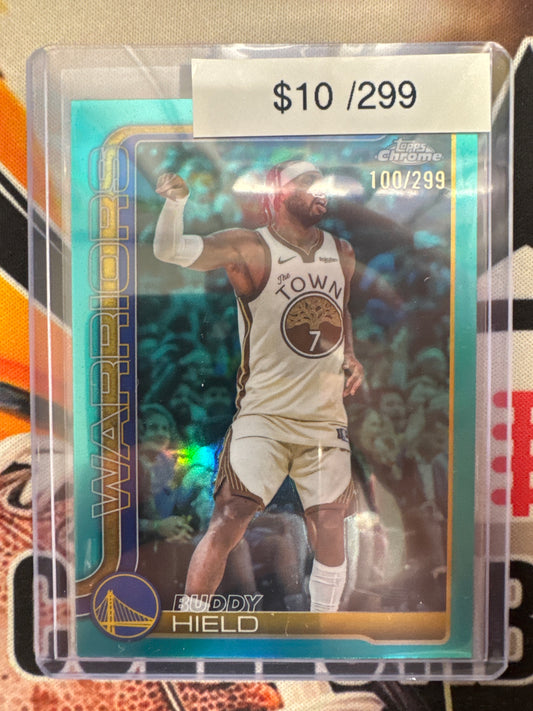 2026 Topps Chrome NBA Update Buddy Hield Teal Refractor /299