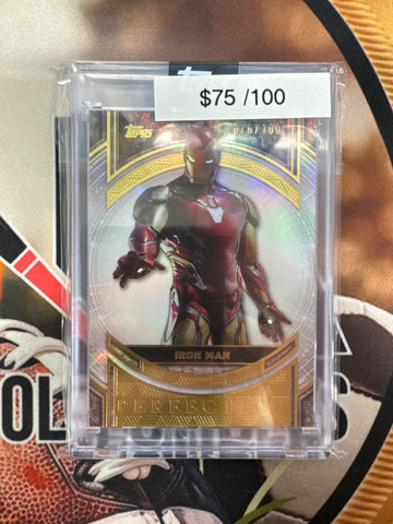 2025 Topps Marvel The Collector Iron Man Marvel Perfection /100