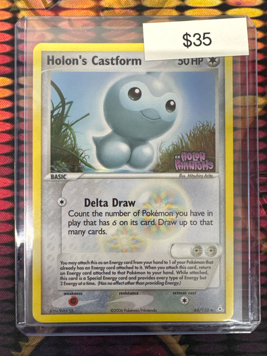 Pokémon Holon’s Castform Reverse Holo Holon Phantoms 44/110